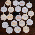 80MM Customized Letter Necklace 3D Large Disc Gubanlink