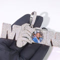 925 Sterling Silver Moissanite Customized Camera Photo Pendant Bornreal Jewelry