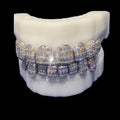 Gubanlink Emerald Cut 6 Bottom VVS Moissanite 925 Silver Iced Out Lower Jaw Hip Hop Grillz