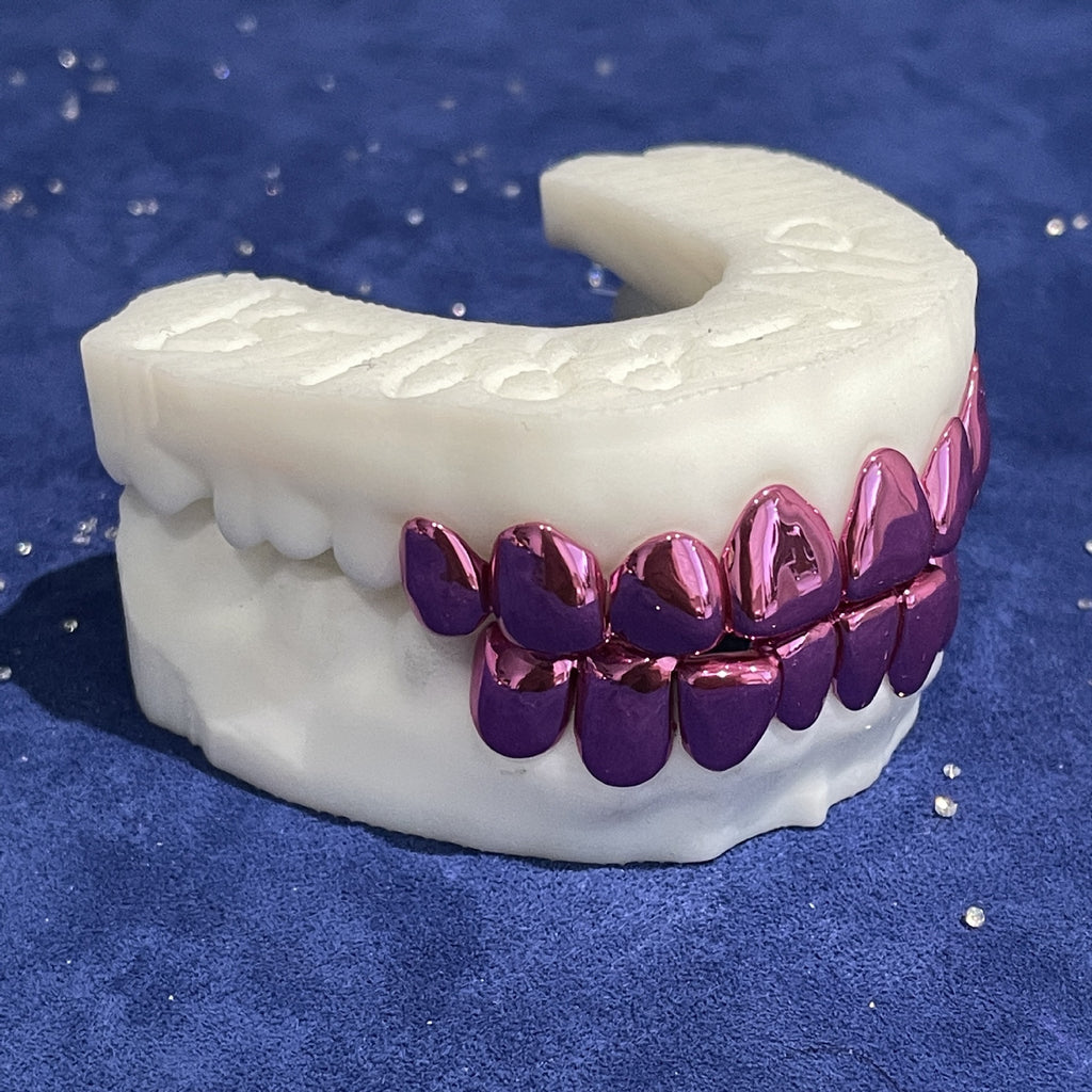 Purple Glossy S925 Grillz