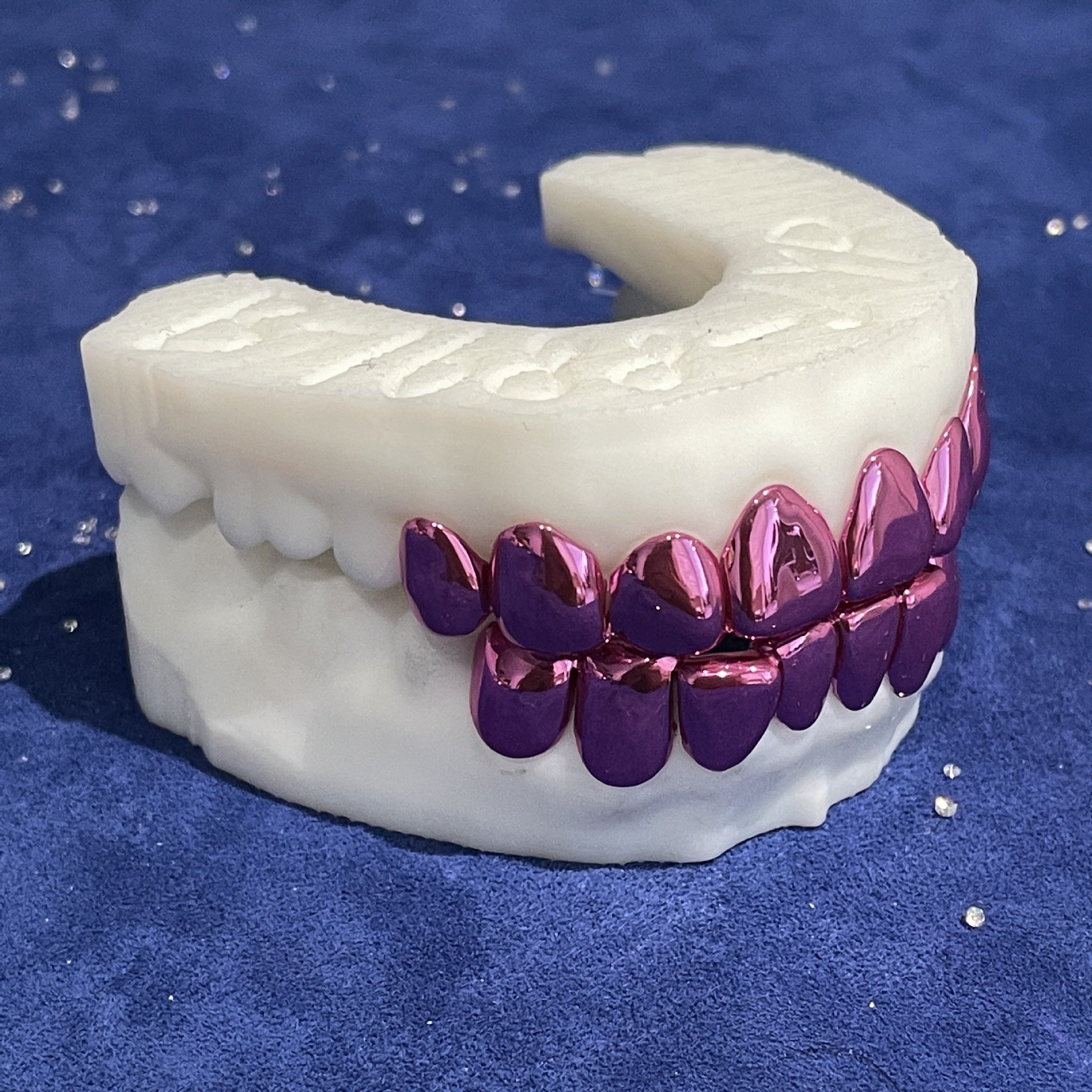 Purple Glossy S925 Grillz Gubanlink