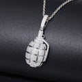 Moissanite Hand Grenade Pendant UCCIYO