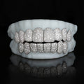 Mosaic Honeycomb S925 Moissanite Diamond Grillz Gubanlink
