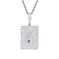 Icy Moissanite Jesus Pendant (Sterling Silver) UCCIYO