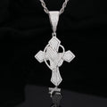 Moissanite S925 Double Cross Pendant UCCIYO