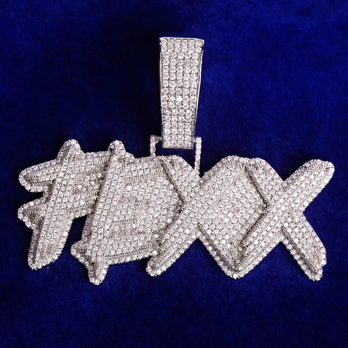 Nameplate Graffiti Art Hip Hop Pendant
