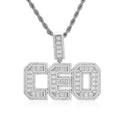 Custom T-square hip-hop letter pendant Gubanlink