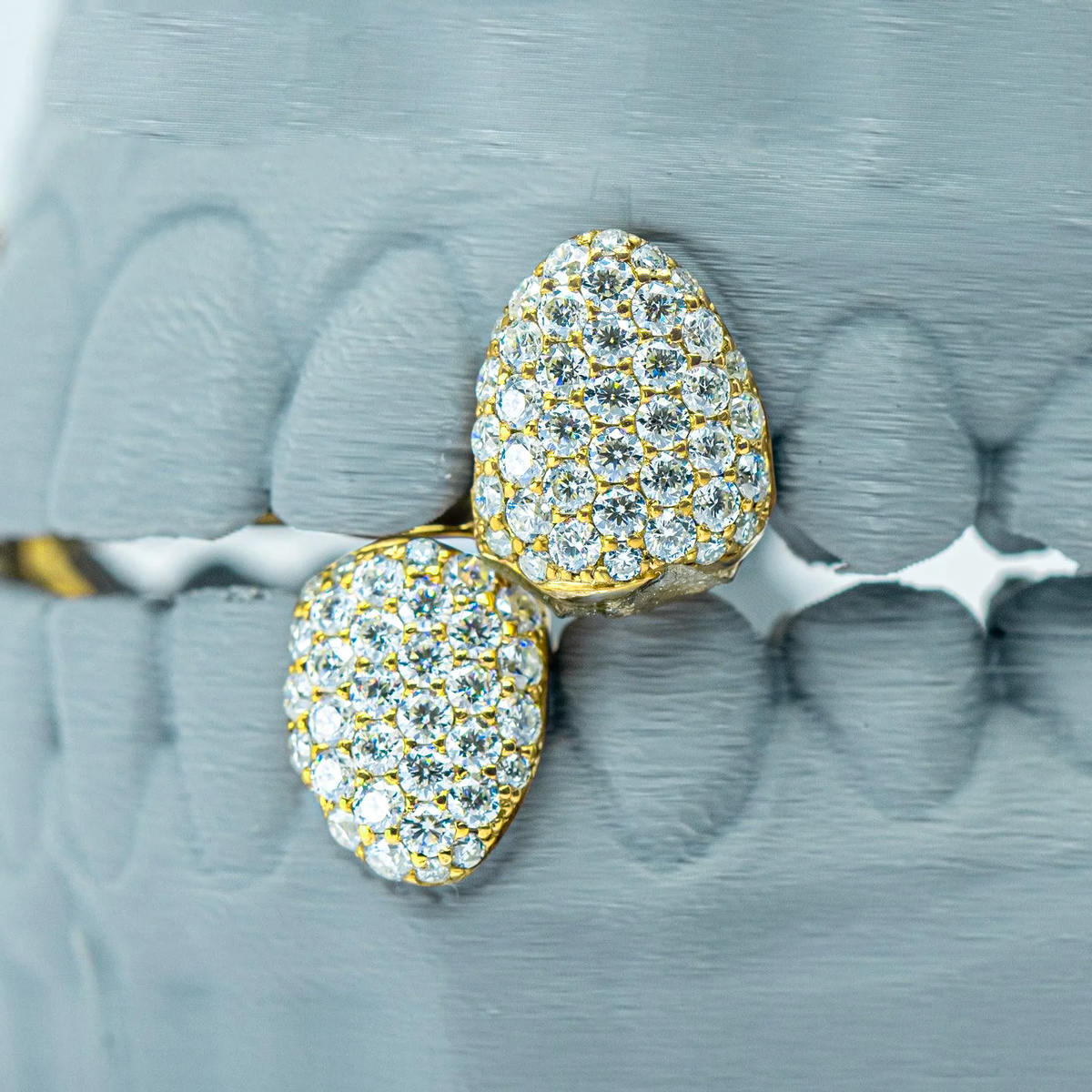 Tiger Teeth S925 Moissanite Diamond Grillz Gubanlink