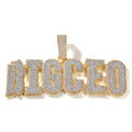 Customized Digital and Alphabet Zircon Pendant Gubanlink