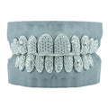 10 on 10 Featured inlay S925  VSS Moissanite Diamond Grillz Gubanlink