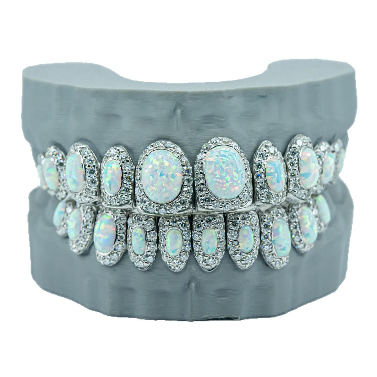 Opal With S925 VVS Moissanite Diamond Grillz Gubanlink
