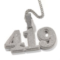 Customized Digital and Alphabet Zircon Pendant Gubanlink