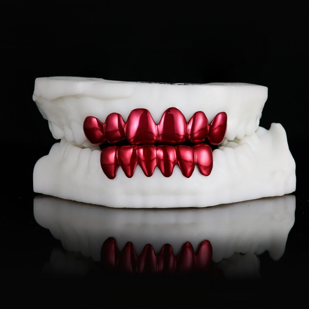 Red Glossy S925 Grillz Gubanlink