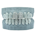 10 on 10 Full Bust Down  S925 VSS Moissanite Diamond Grillz Gubanlink