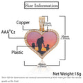 Love Photo Zircon Frame Pendant Thegoldlinks