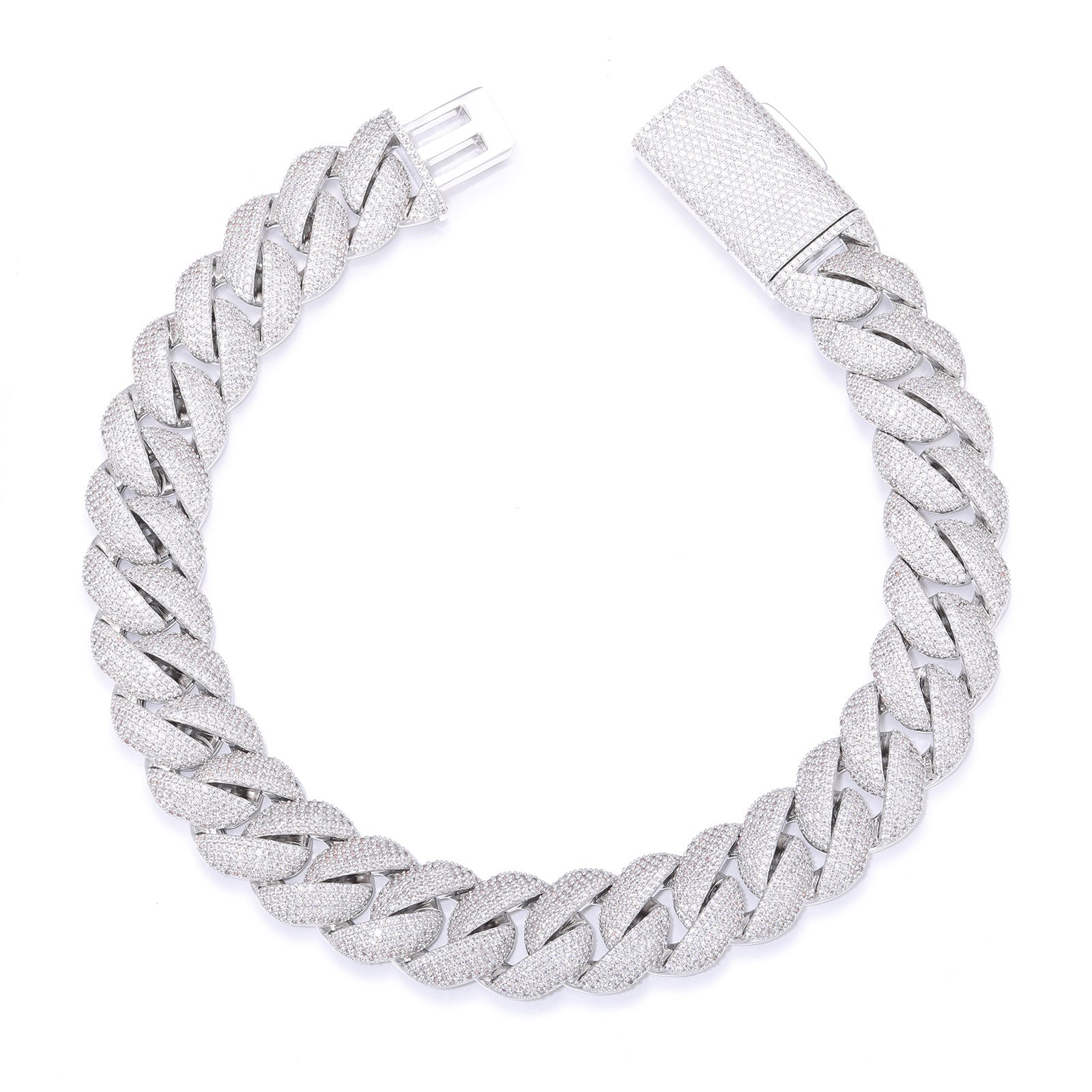 20MM   Chunky Iced out Cuban Link Chain Thegoldlinks