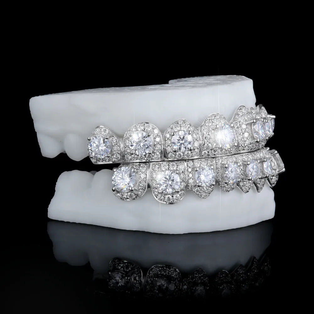 Big Stone S925 Moissanite Diamond Grillz Gubanlink