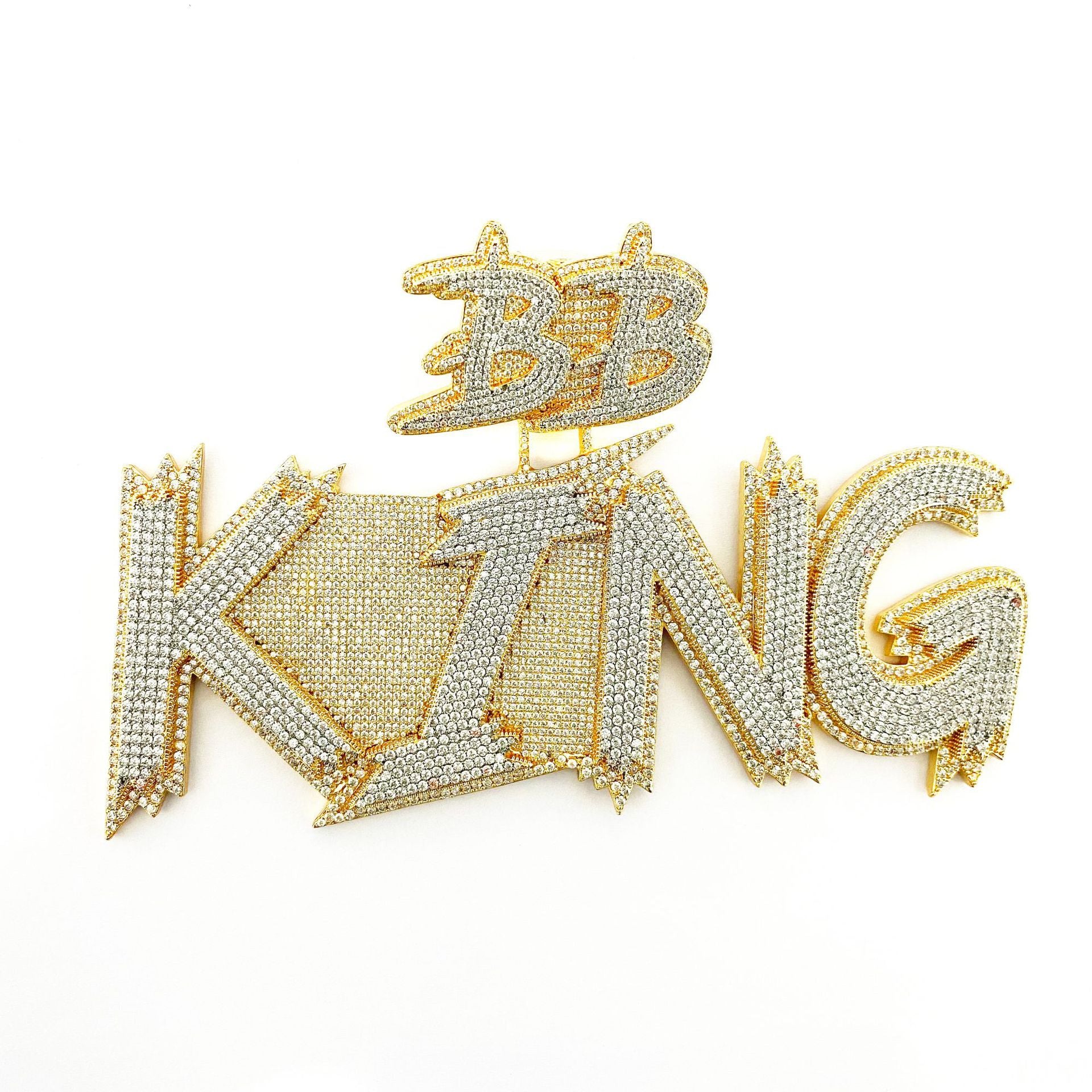 Iced Graffiti Letters Hip Hop Custom Made Nameplate Hip Hop Pendant