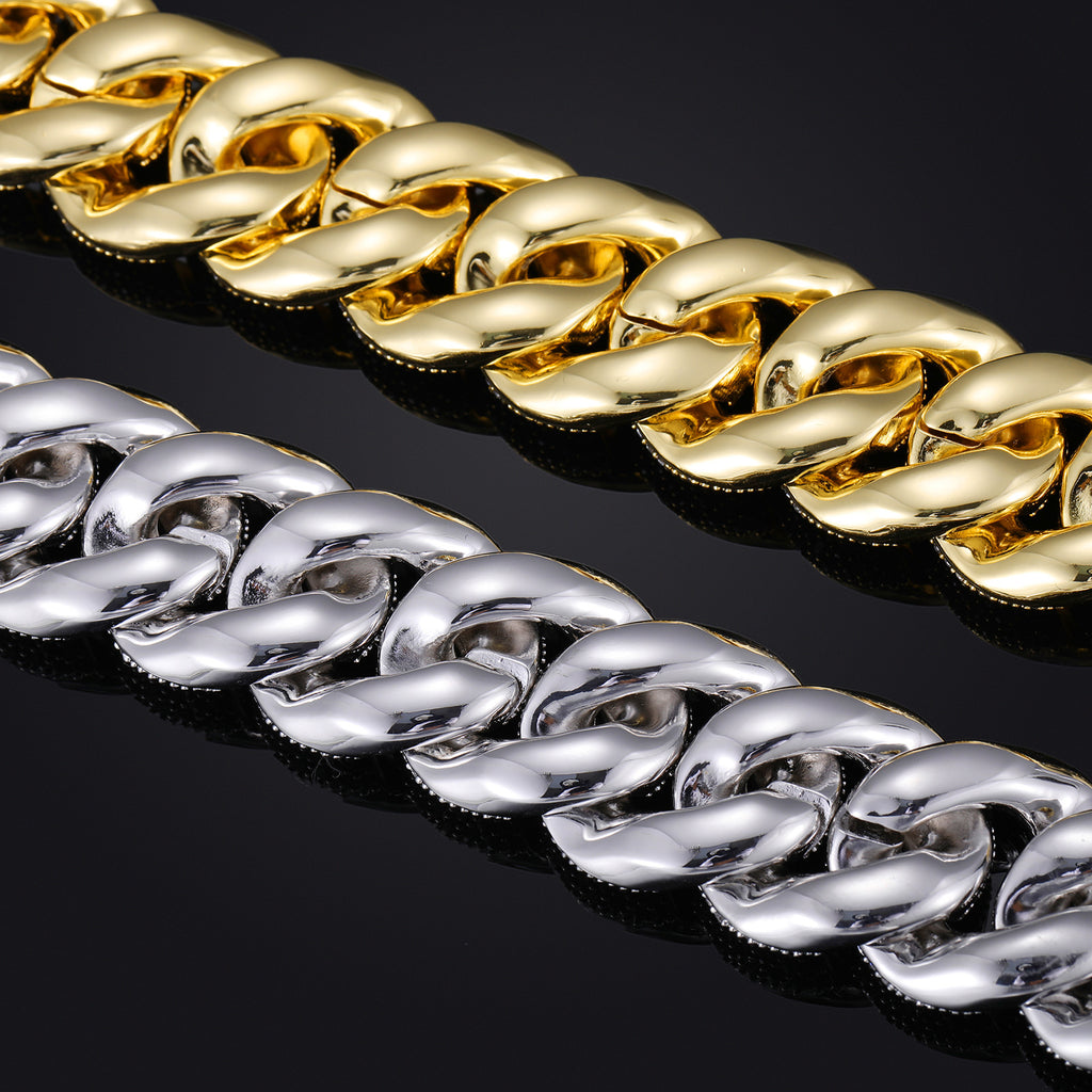 20MM   Chunky Iced out Cuban Link Chain
