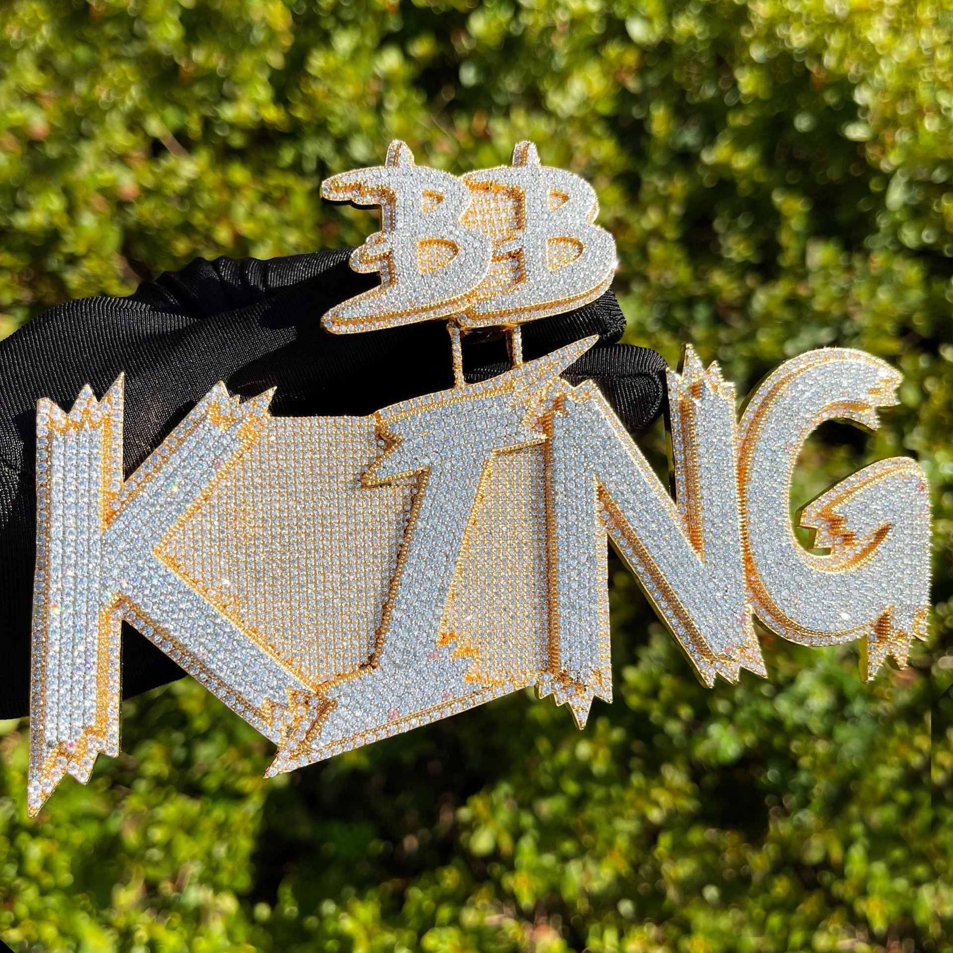 Iced Graffiti Letters Hip Hop Custom Made Nameplate Hip Hop Pendant Gubanlink