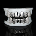 Glossy S925 Moissanite Diamond Grillz Gubanlink