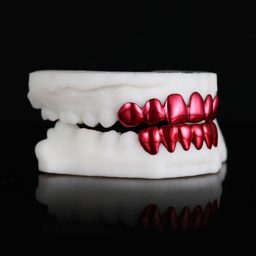 Red Glossy S925 Grillz Gubanlink