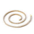 5MM Gold Plated  Tennis Chain Thegoldlinks