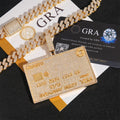 Moissanites Iced Out Credit Card Custom Pendant Bank Card Pendant Bornreal Jewelry