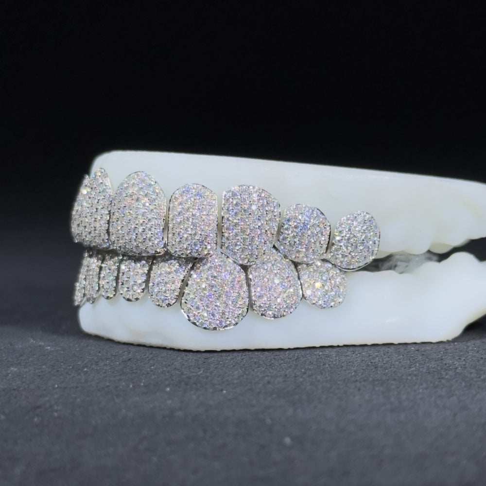 Iced S925 Moissanite Diamond GRILLZ Gubanlink