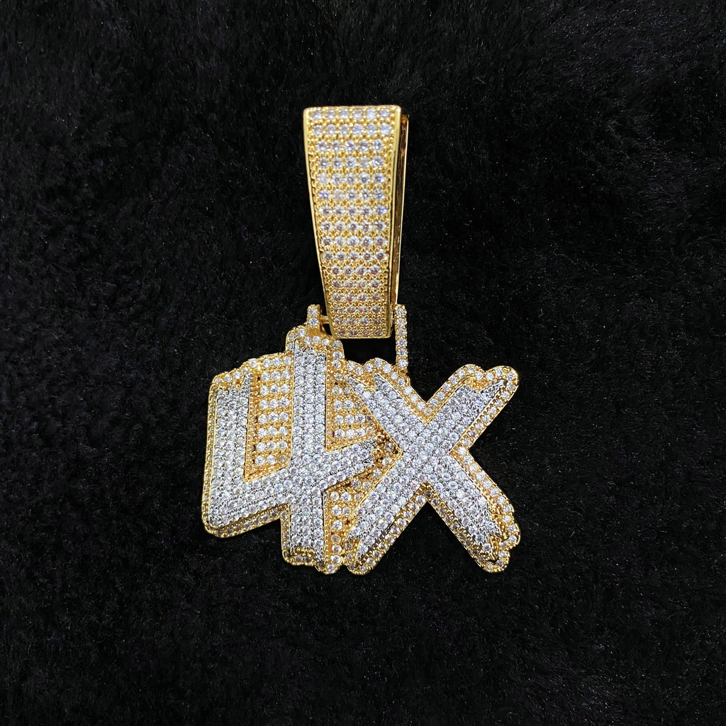 Nameplate Graffiti Art Hip Hop Pendant
