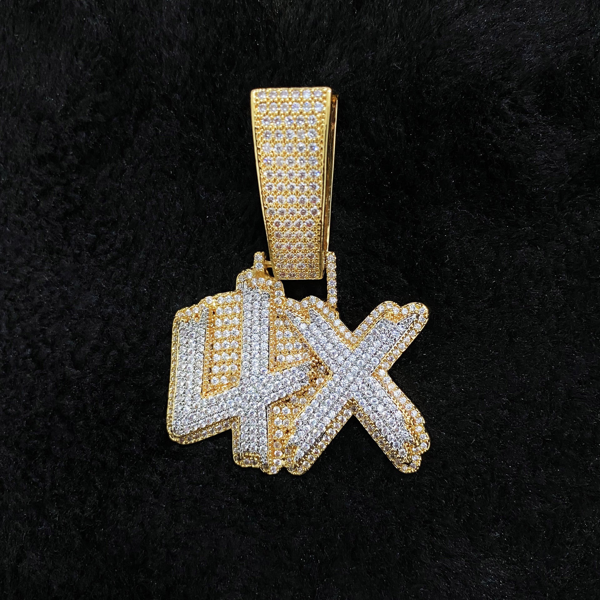 Nameplate Graffiti Art Hip Hop Pendant