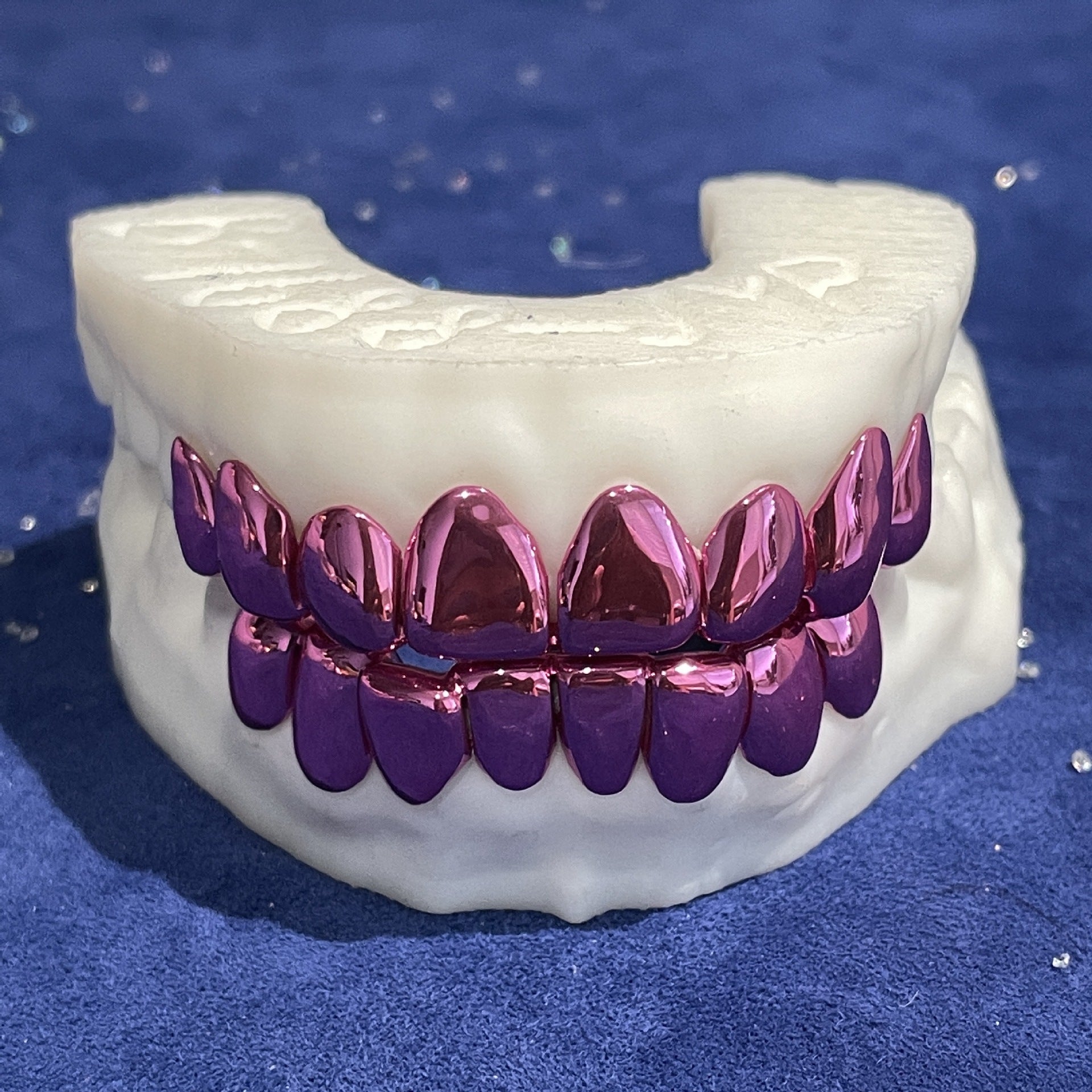 Purple Glossy S925 Grillz Gubanlink
