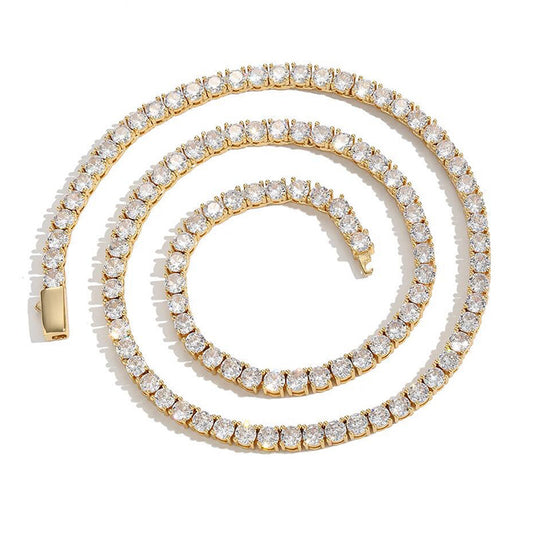 5MM Gold Plated  Tennis Chain