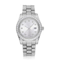 13.3CT Iced Out  White Face 14K White Gold 41MM  Moissanite Presidential Watch Gubanlink