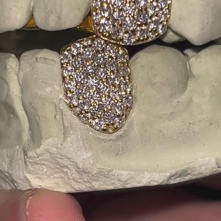 Tiger Teeth S925 Moissanite Diamond Grillz