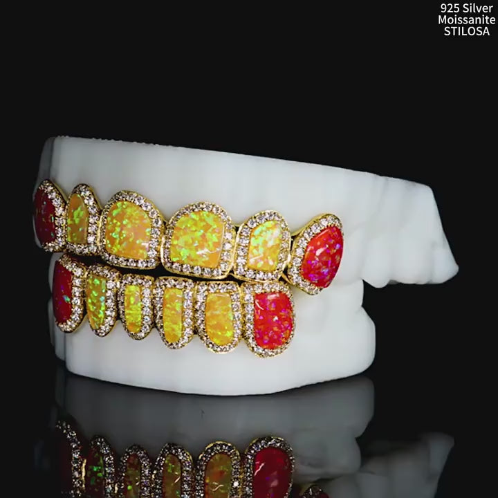 How to Customize Our S925 Silver Moissanite Diamond Grillz？