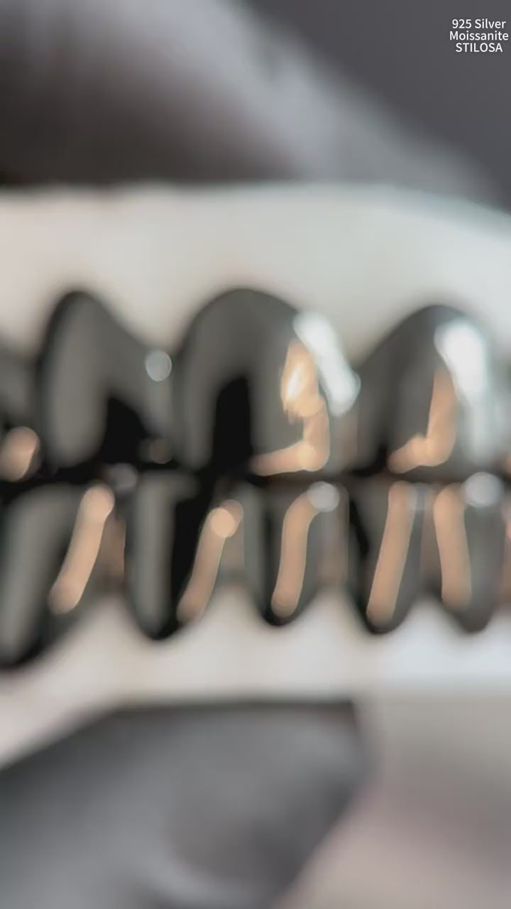 Black Solid Deep Cut Grillz