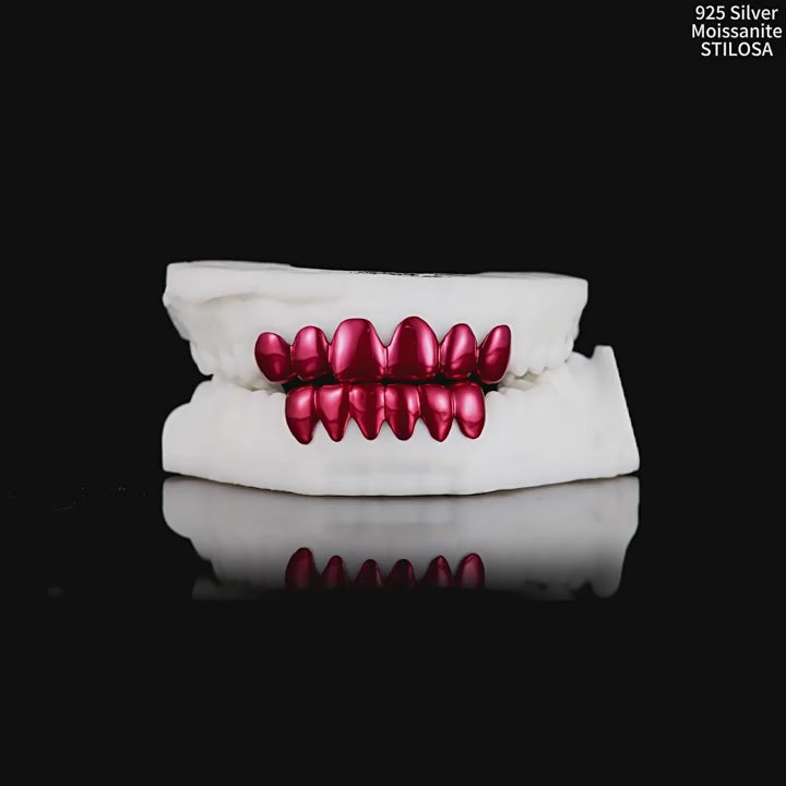 Red Glossy S925 Grillz