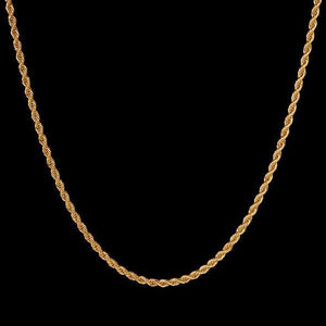 2.5MM 14K Gold Rope Chain