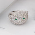 White Gold Owl Ring Thegoldlinks