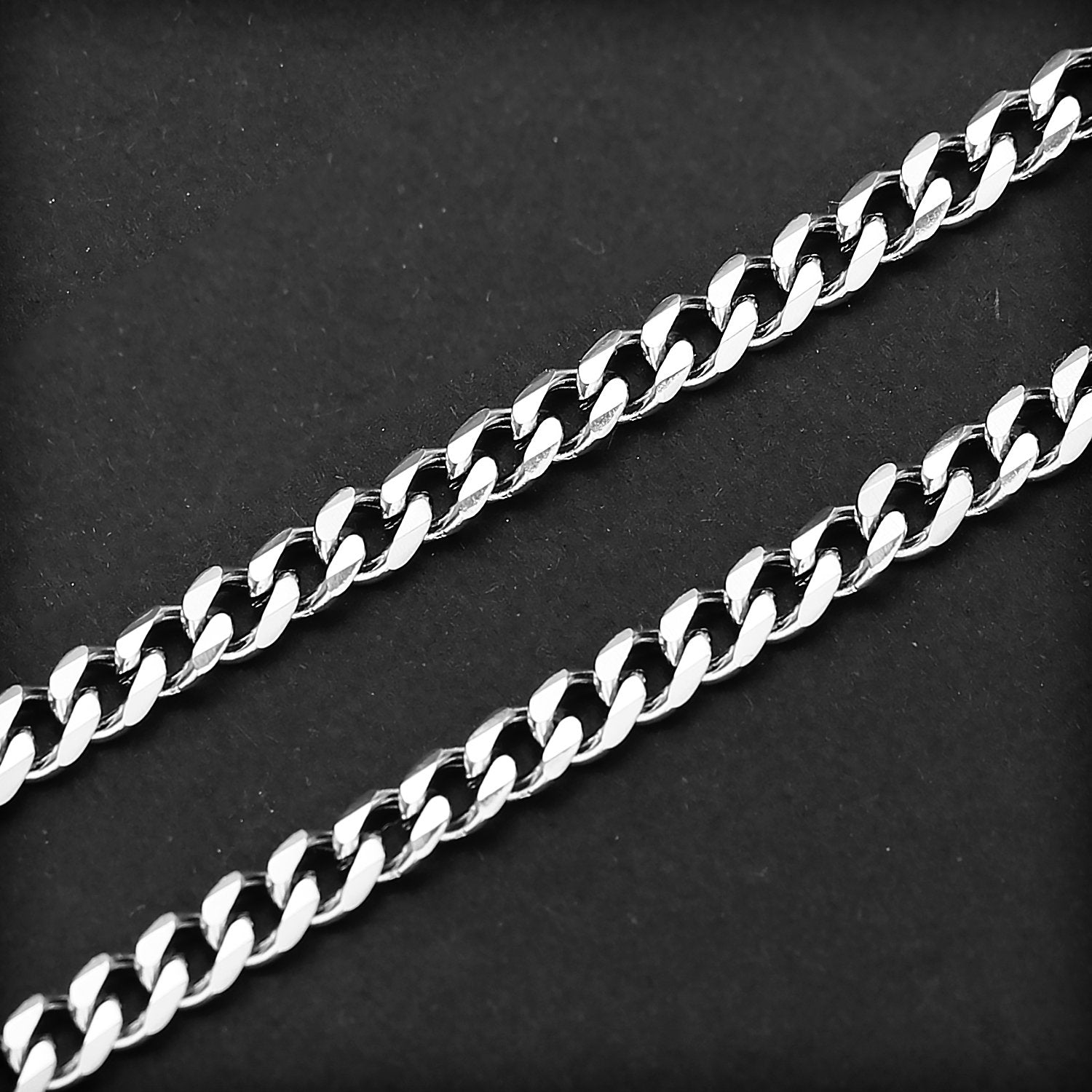 4MM White Gold Miami Micro Cuban Link Chain Thegoldlinks