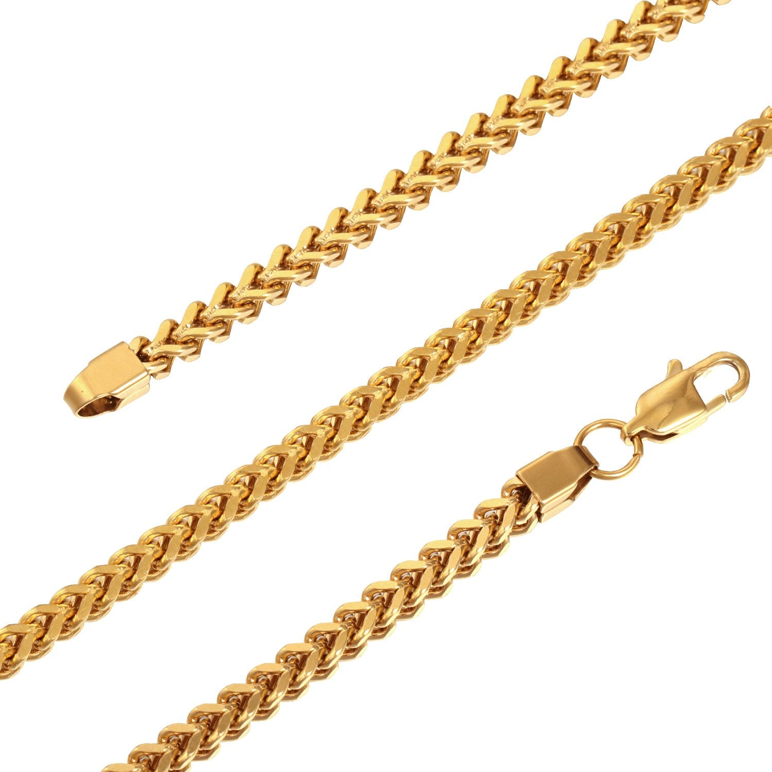 3MM 14K Gold  Franco Chain Thegoldlinks