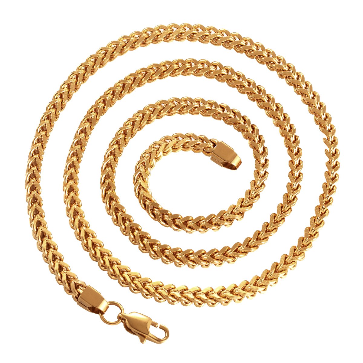 3MM 14K Gold  Franco Chain Thegoldlinks