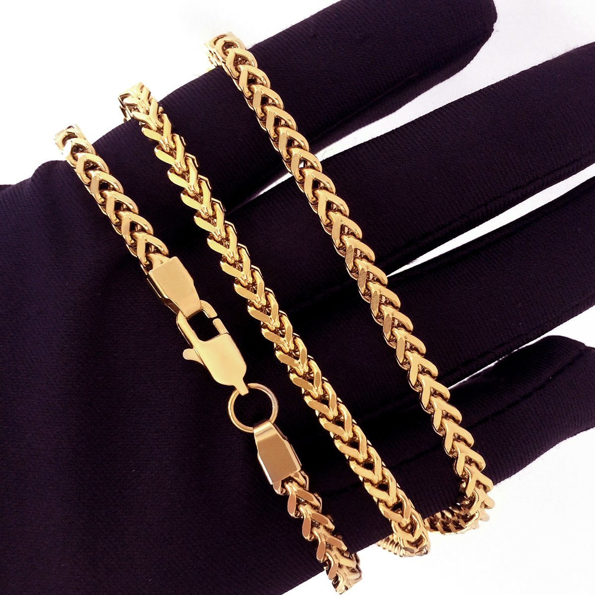 3MM 14K Gold  Franco Chain Thegoldlinks