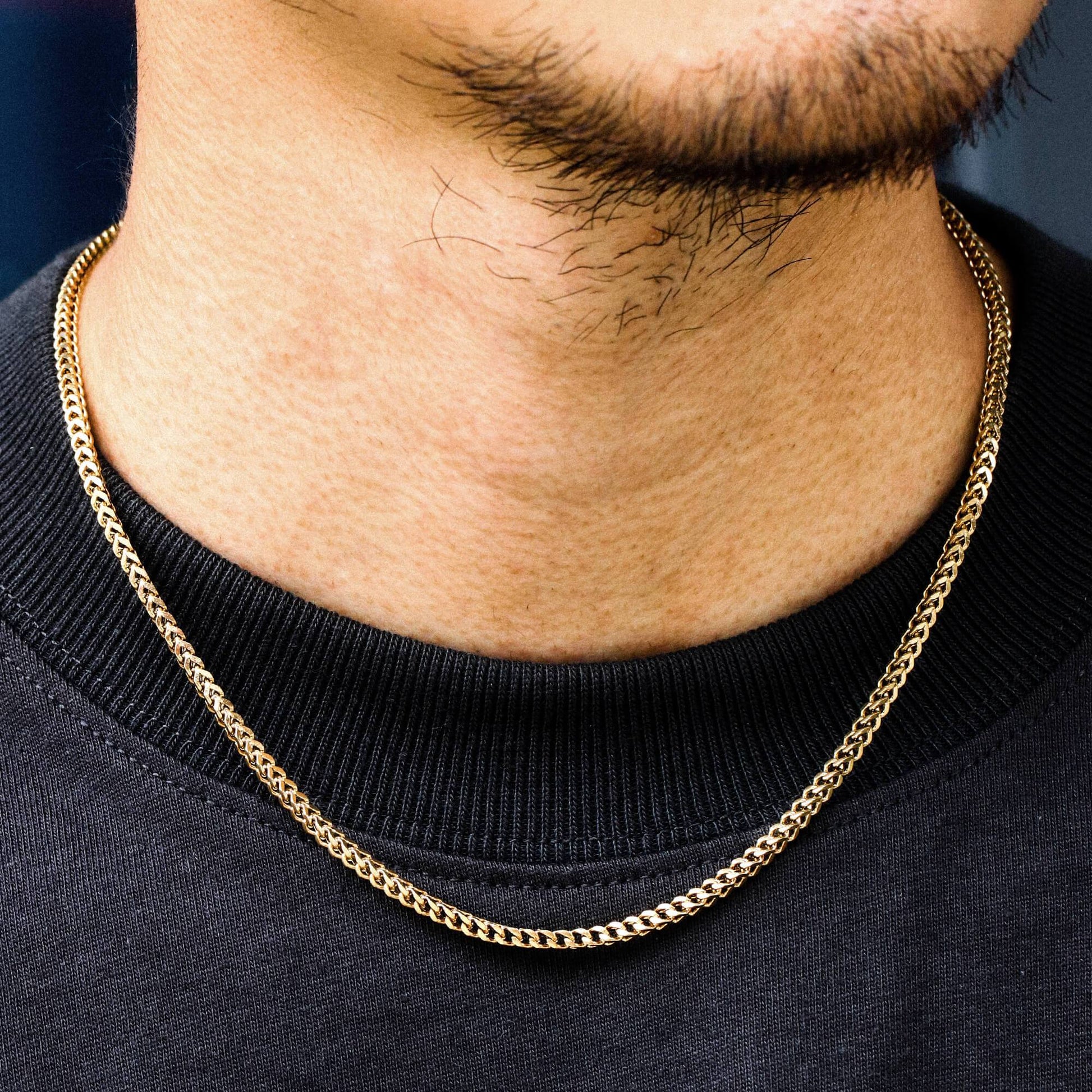3MM 14K Gold  Franco Chain