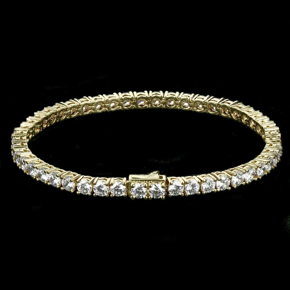 5MM Gold  Plated Tennis Bracelet Thegoldlinks
