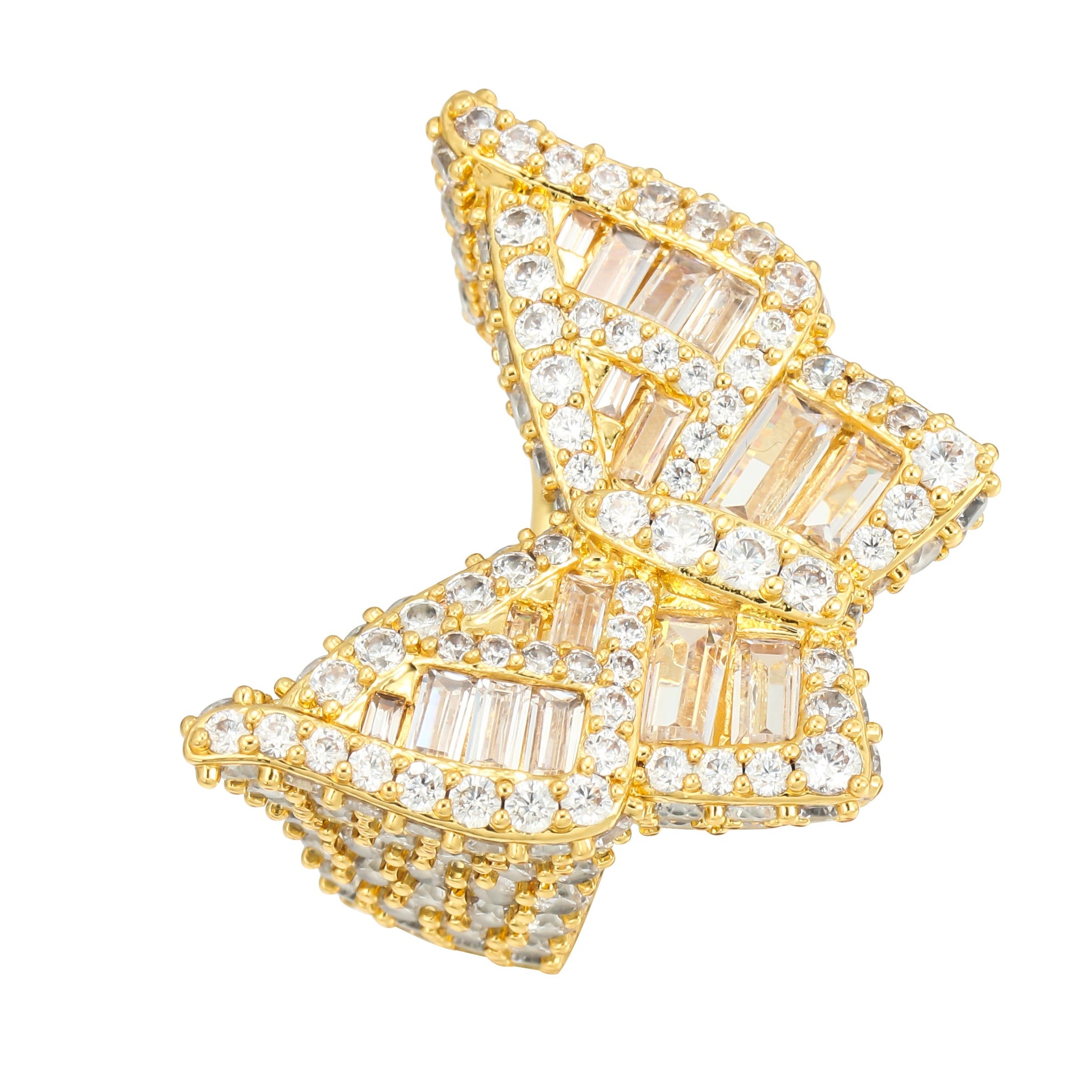 14K Gold Butterfly Ring