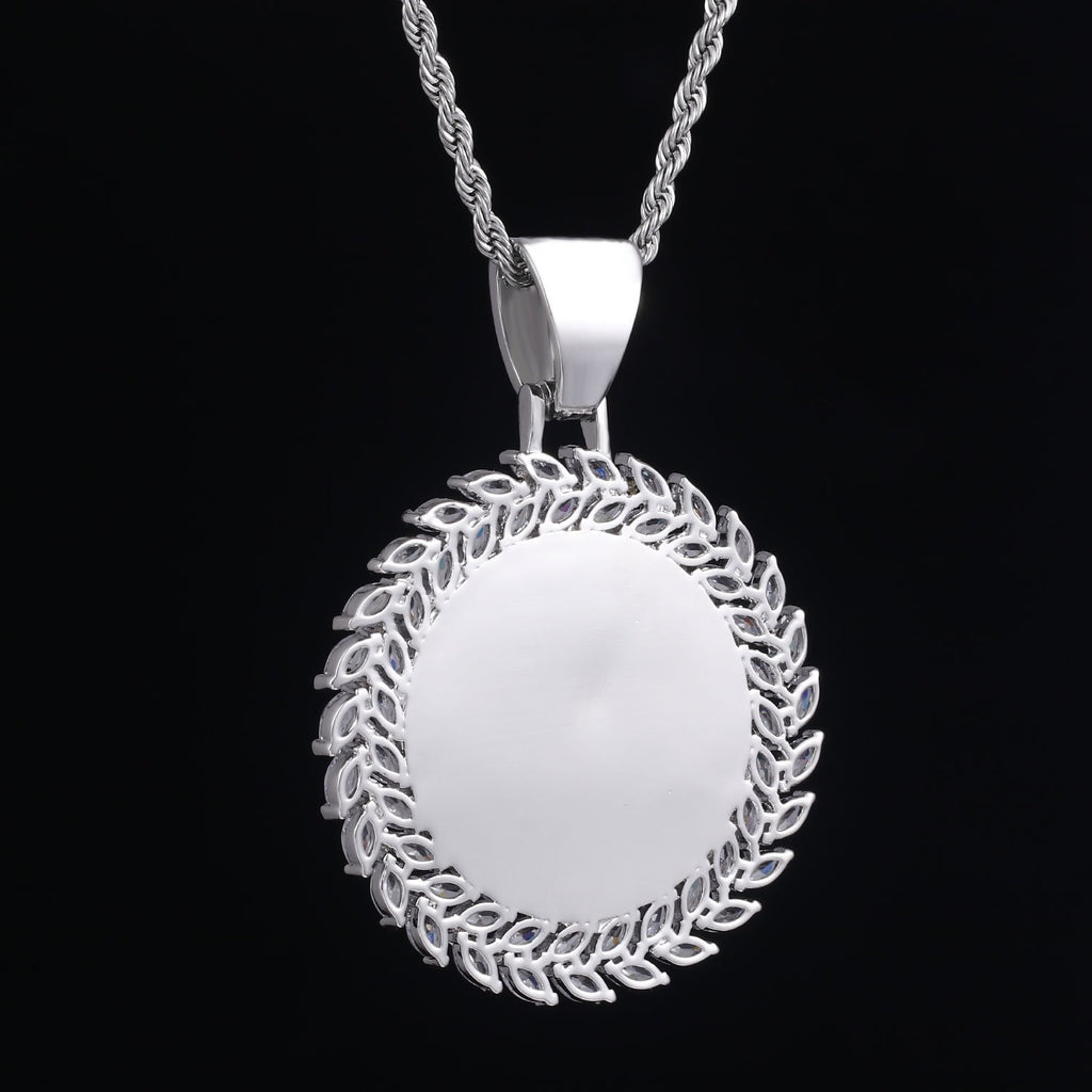 Large 3D Wheat Ear Custom Picture Pendant