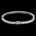 5MM White Gold  Tennis Bracelet Thegoldlinks
