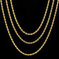4MM 14K Gold Rope Chain Thegoldlinks